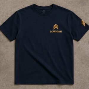 LOWHIGH Essential T-Shirt - m, Black